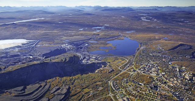 Weil unter der Stadt Erz liegt, muss Kiruna weichen.  | Foto: LKAB