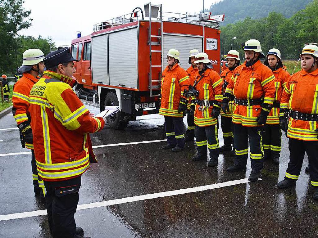 Die Feuerwehr Freiamt ist zum Silbertest angetreten.