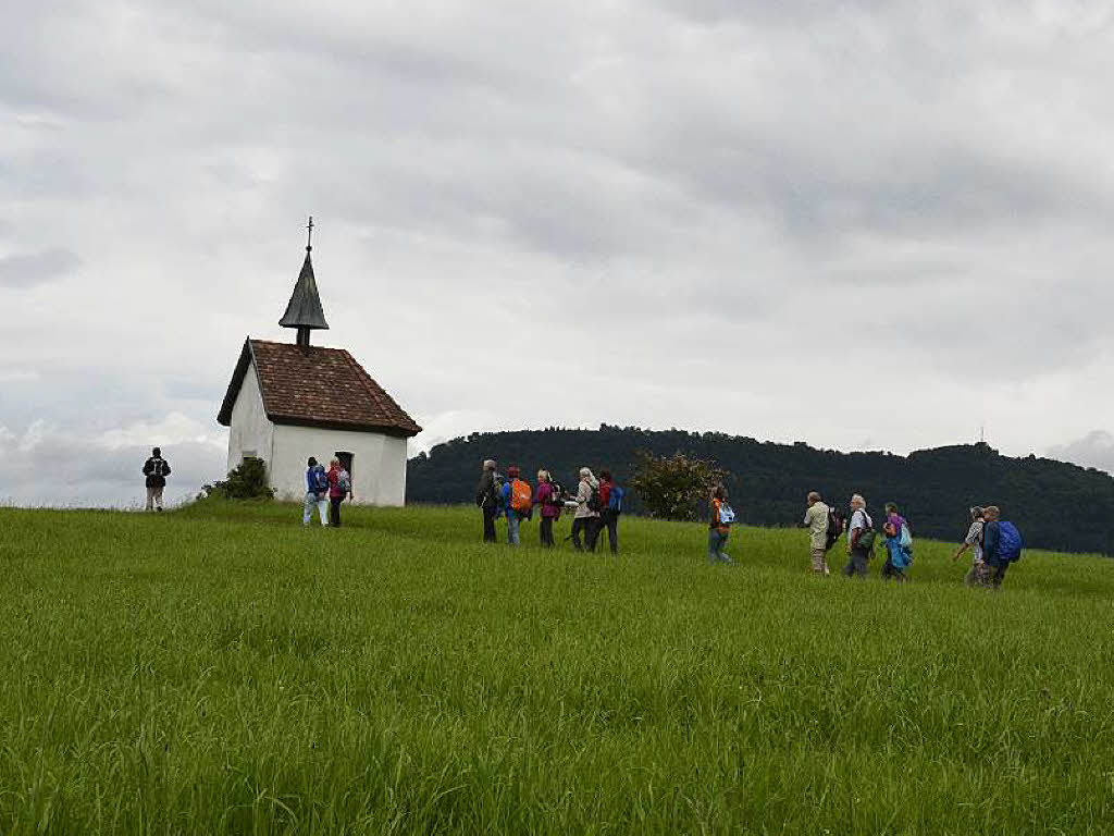 Los geht es in Slden im Hexental. Von dort wandern die 22 BZ-Leser zunchst zur Saalbergkapelle.