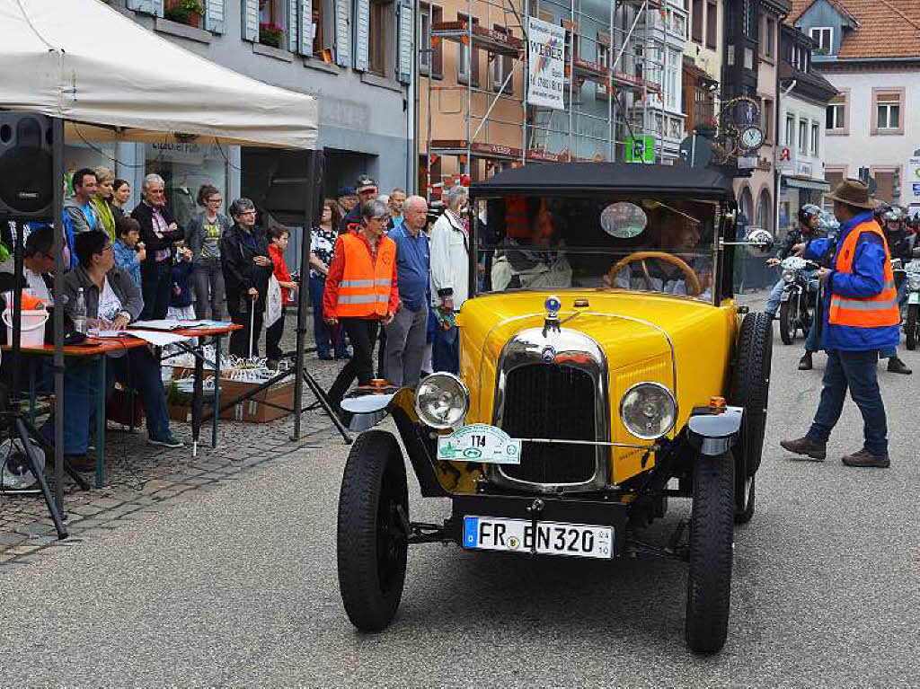 Citroen CB HPS von 1922, das drittlteste Auro bei der  Rallye von Freiamt nach Elzach.