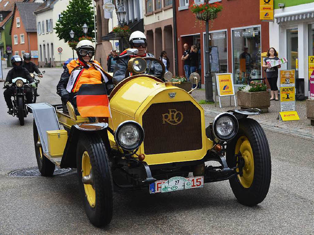 Reo Olds T6 Baujahr 1916 das zweitlteste Auto der Rallye von Freiamt nach Elzach