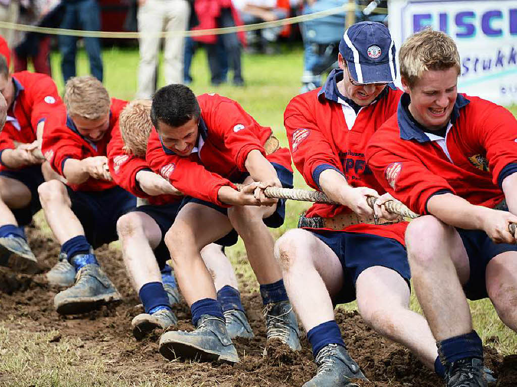 Impressionen von der DM im Leicht- und Mittelgewicht fr Mnner und Frauen am Sonntag auf der Festwiese in Stegen