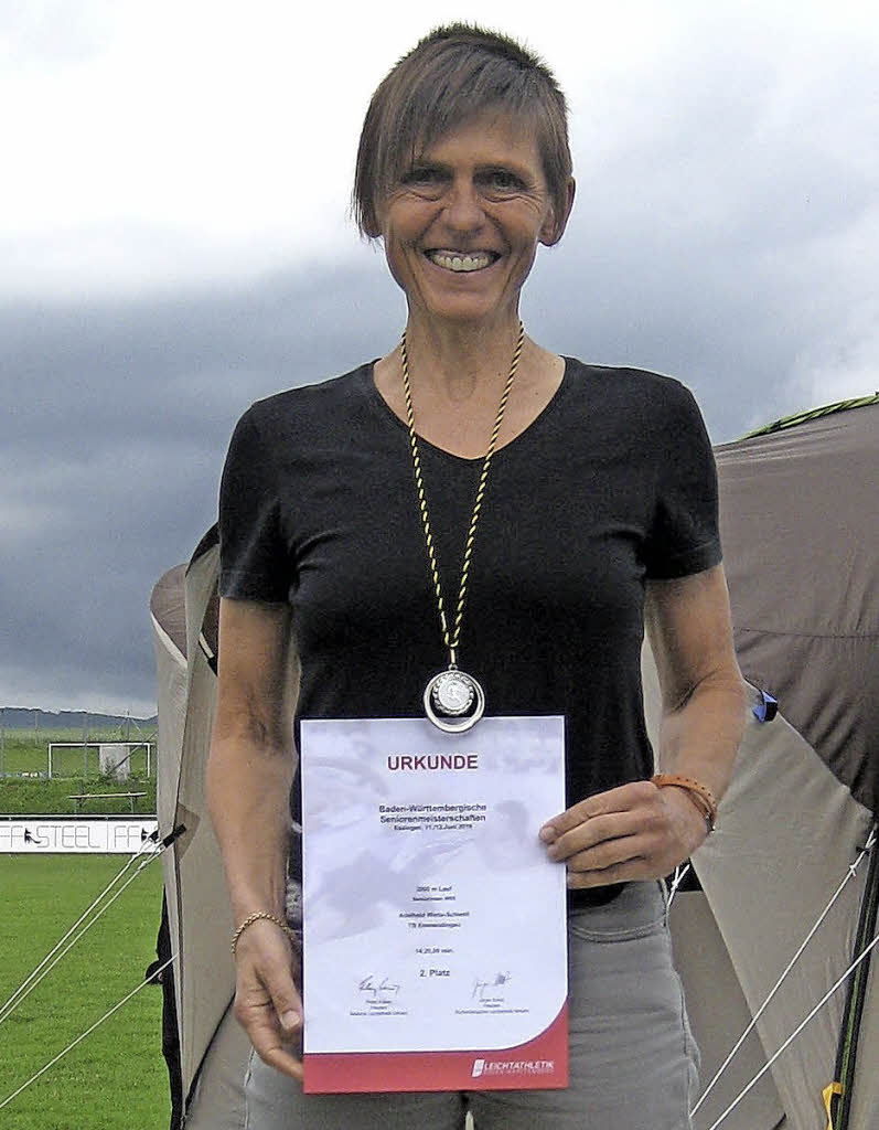 Adelheid WetteSchiestl holt zwei Medaillen Endingen Badische Zeitung