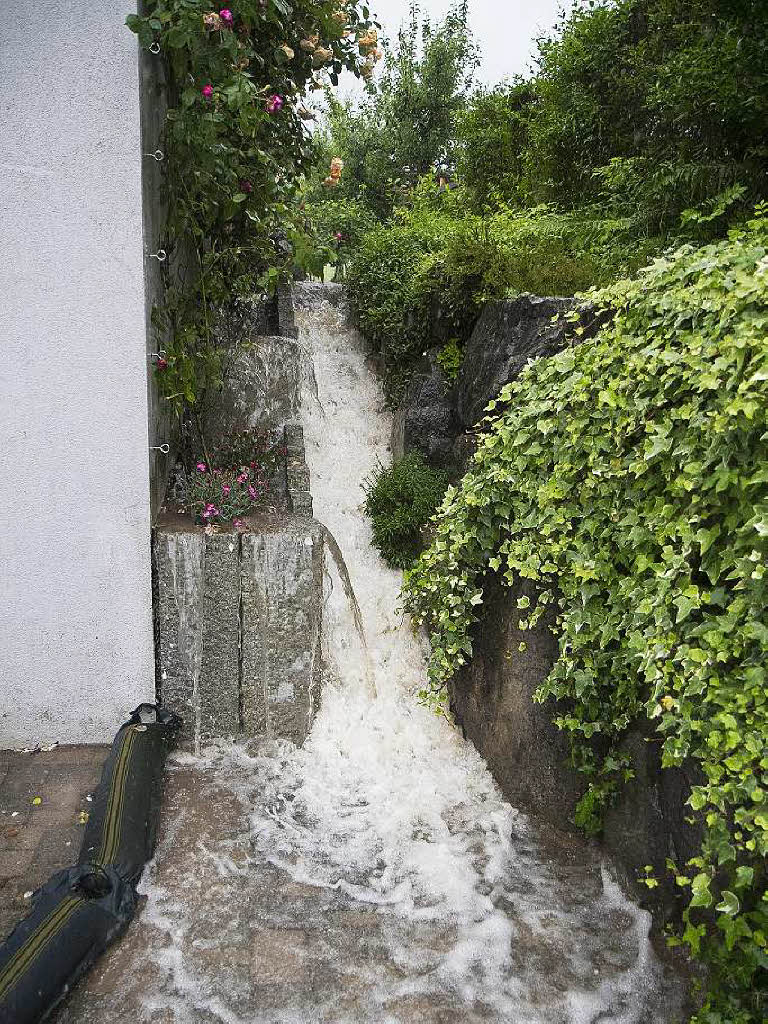 Viel zu viel Wasser an einer Stelle.