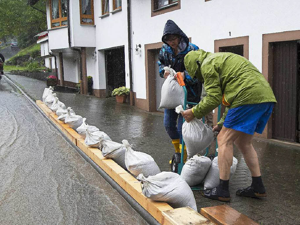 Sandscke aufstellen in Siensbach.