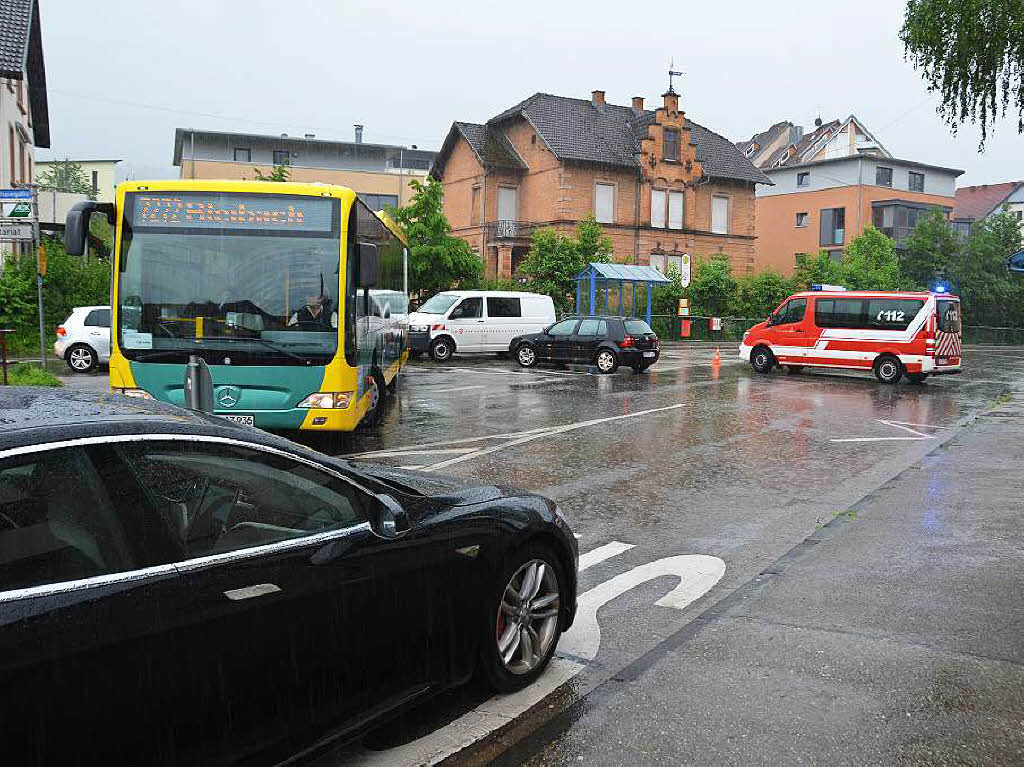 Verkehrsgedrnge am Rettungszentrum