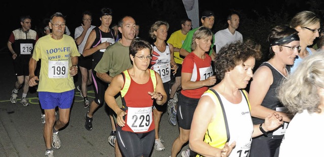 Dabei sein ist alles beim Mitternachtslauf in Biengen.   | Foto: Sportverein