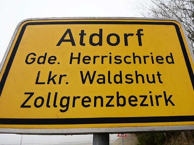 Atdorf: Der Name des Herrischrieder Or..., das unweit des Dorfs entstehen soll.  | Foto: dpa