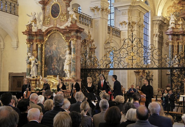 Eine Oktett-Elite zu Gast in St. Peter beim Solsberg-Festival   | Foto: festival
