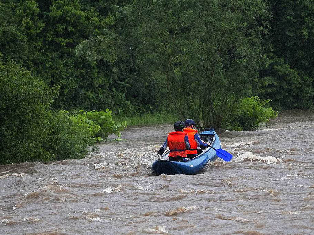 Tobende Elz bei Waldkirch-Buchholz