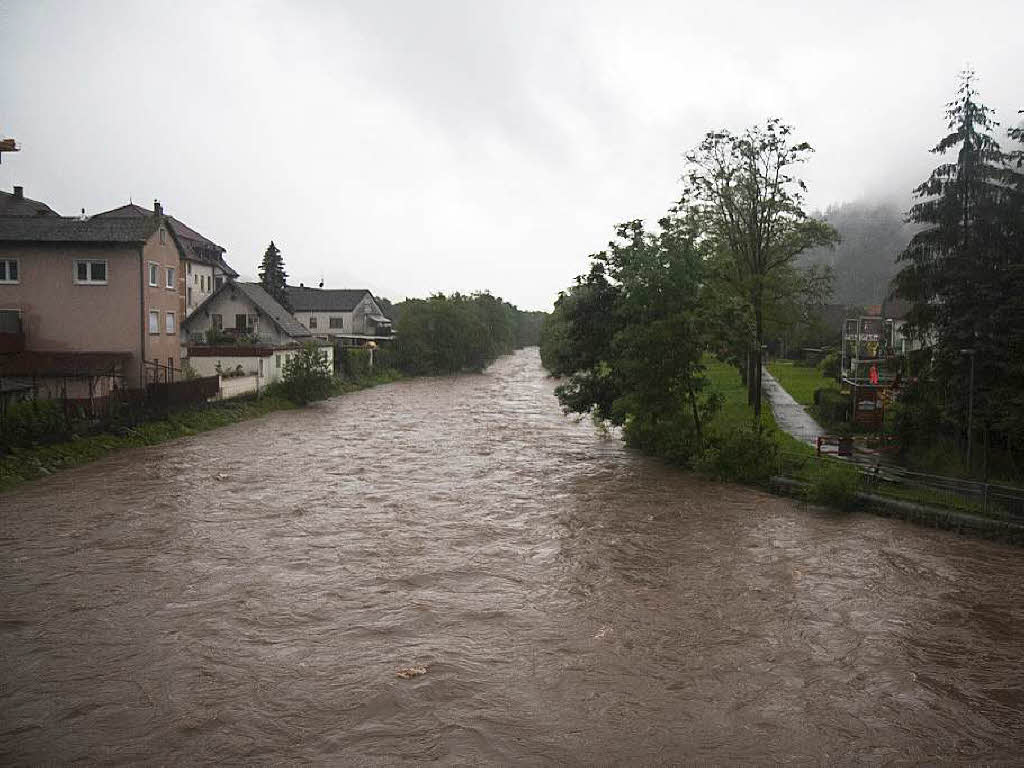 Tobende Elz bei Kollnau