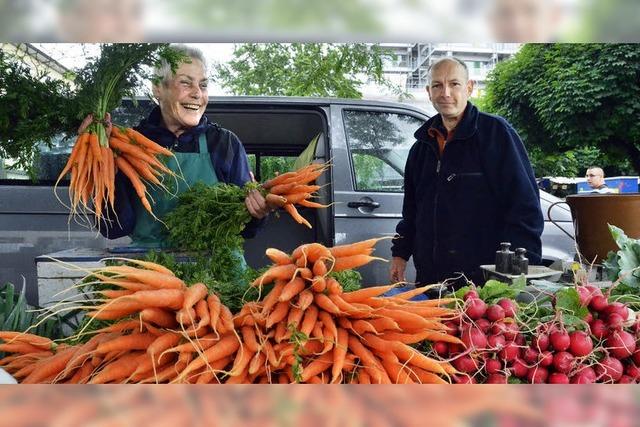 Der Wochenmarkt leidet