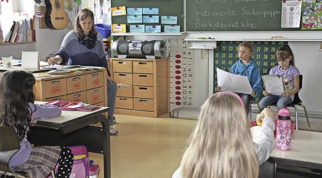 Leserabe-Projekt in der Klasse 2 c von Gisa Moravek.  | Foto: Ruth Seitz