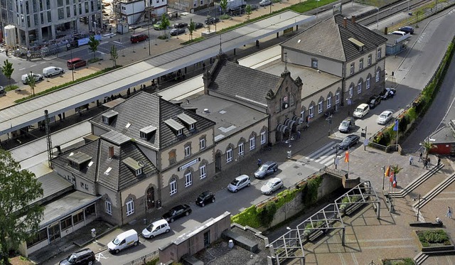 Der Hauptbahnhof von oben.   | Foto: Barbara Ruda