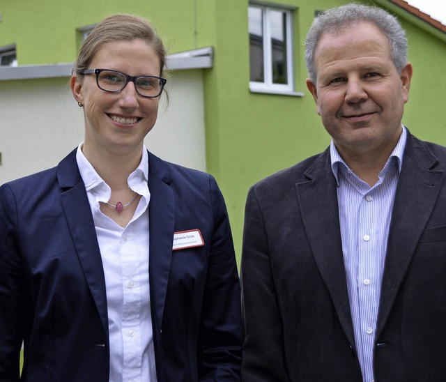 Stephanie Grn ist die neue Geschftsb...ftsfhrer Hochrhein Rolf Steinegger.   | Foto: Horatio Gollin