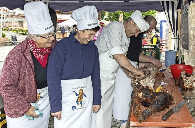 Beim Dorffest in Grafenhausen werden a...kulinarische Spezialitten angeboten.   | Foto: Chris Seifried