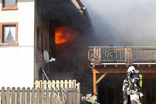 Fotos: Brand auf dem Stabhalterhof in Yach