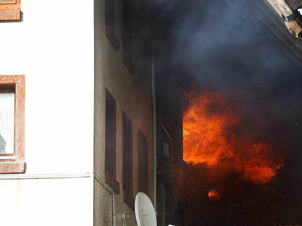 Brand auf dem Stabhalterhof in Yach