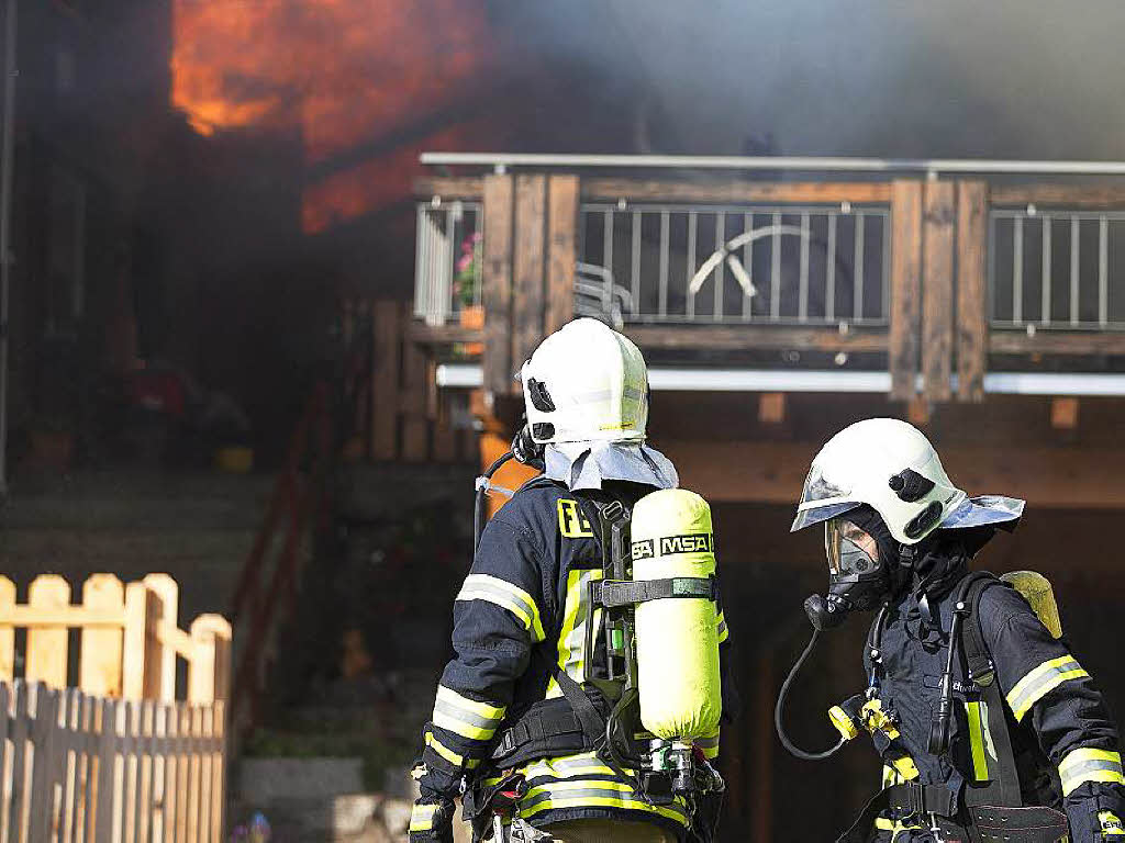 Brand auf dem Stabhalterhof in Yach