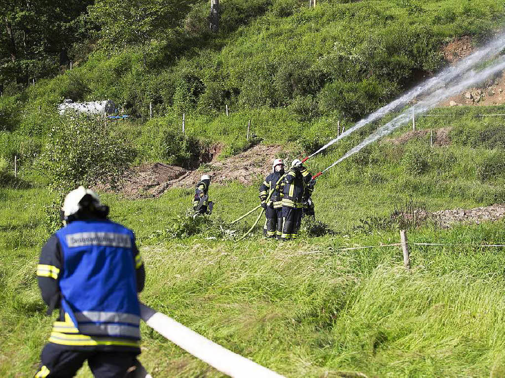 Brand auf dem Stabhalterhof in Yach