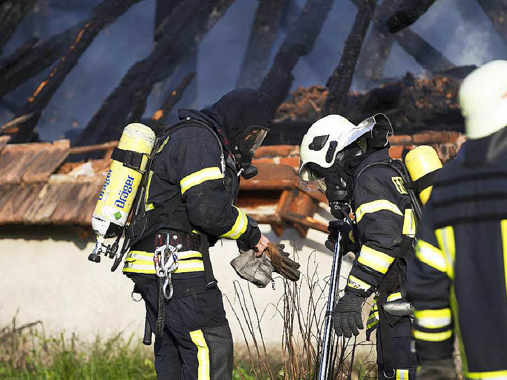 Brand auf dem Stabhalterhof in Yach