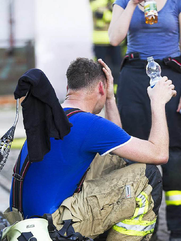 Brand auf dem Stabhalterhof in Yach