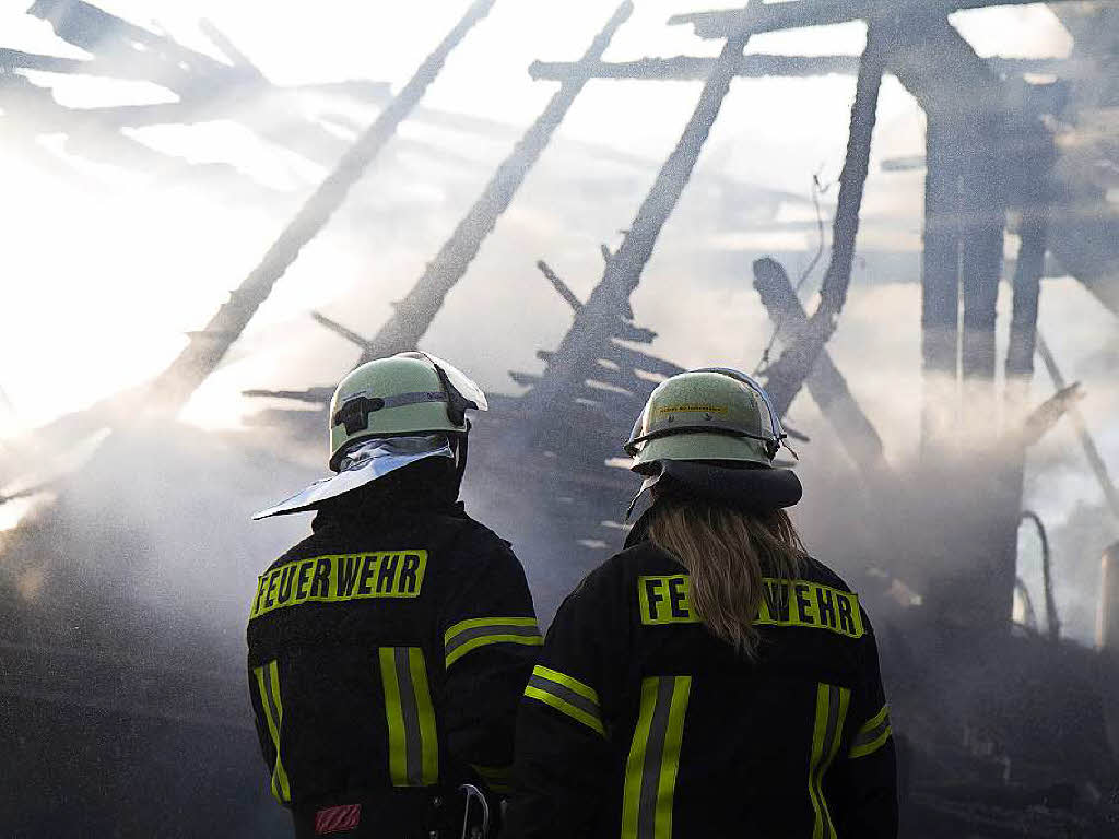 Brand auf dem Stabhalterhof in Yach