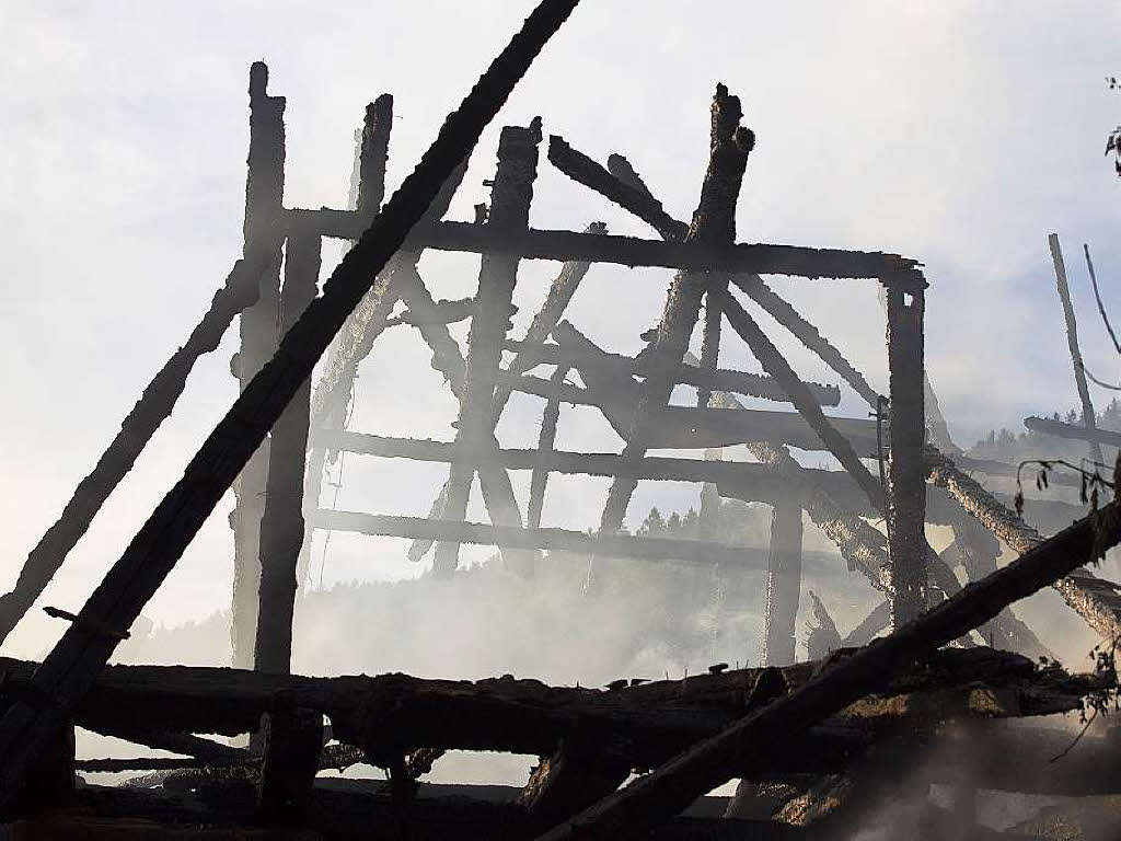 Brand auf dem Stabhalterhof in Yach