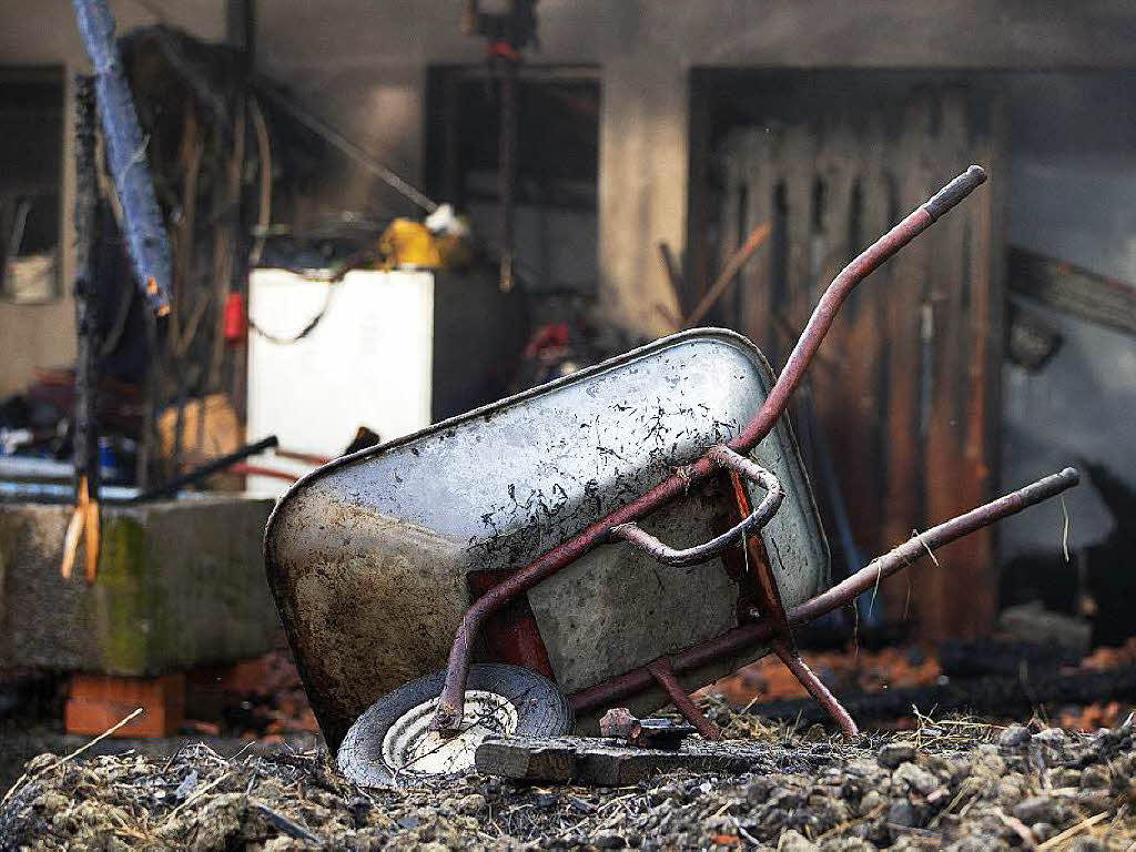 Brand auf dem Stabhalterhof in Yach