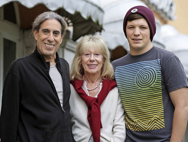 Steve Weglein, seine Frau Chouket und Sohn Cody   | Foto: Christoph Breithaupt