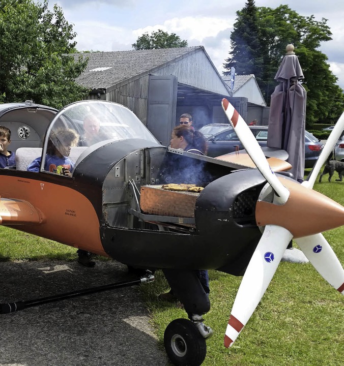 Der Fliegergrill kam im vergangenen Jahr besonders gut an.  | Foto: Veranstalter