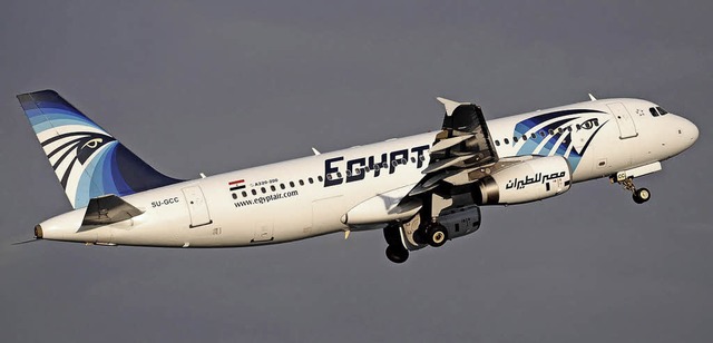 Ein Airbus A320 der Egyptair   | Foto: dpa