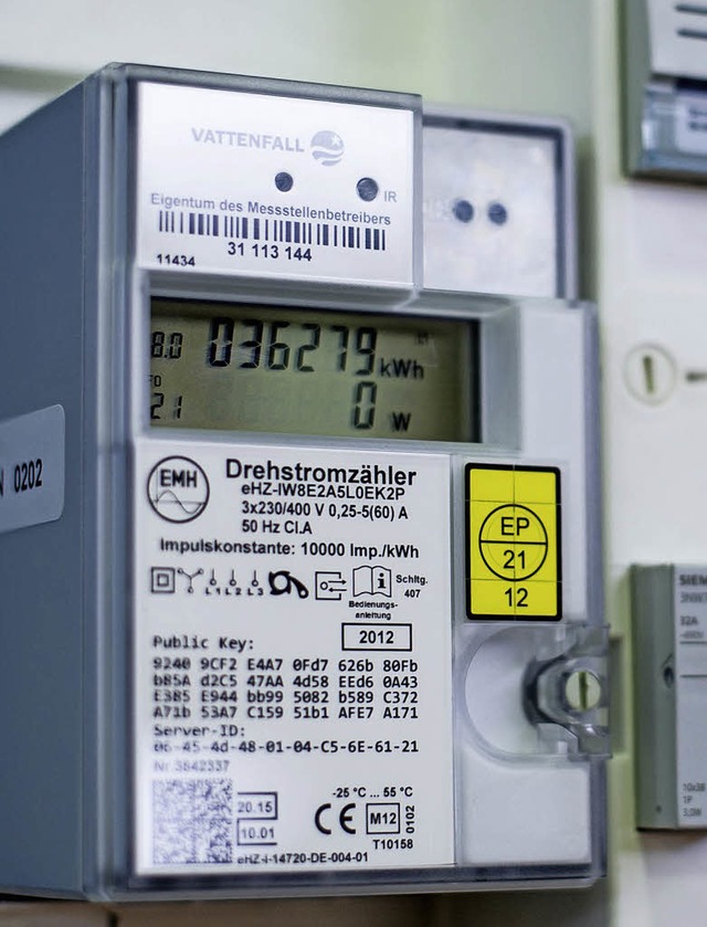 Die neuen Stromzhler sollen fr eine bessere Netzstabilitt sorgen.   | Foto: Maja Hitij/dpa