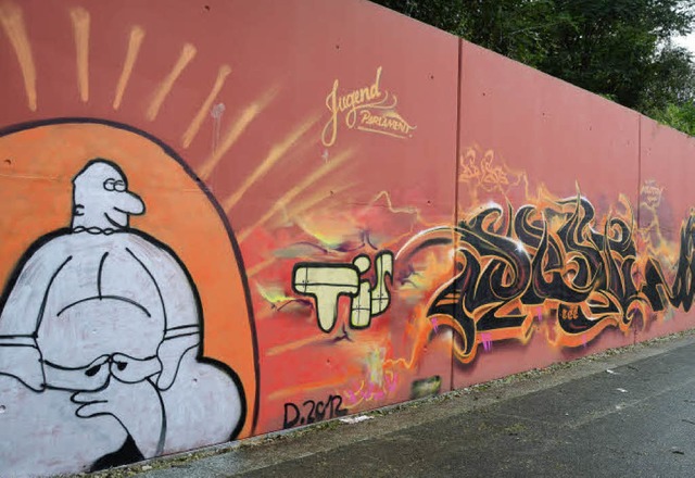 Das Jupa will noch mehr Graffiti-Aktionen organisieren.  | Foto: Steineck