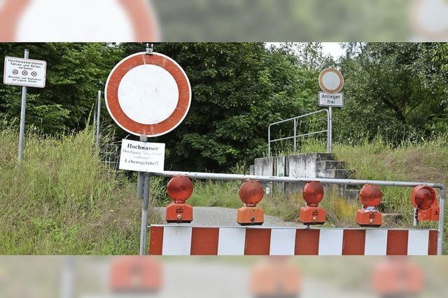 Hochwasser im Rheinwald