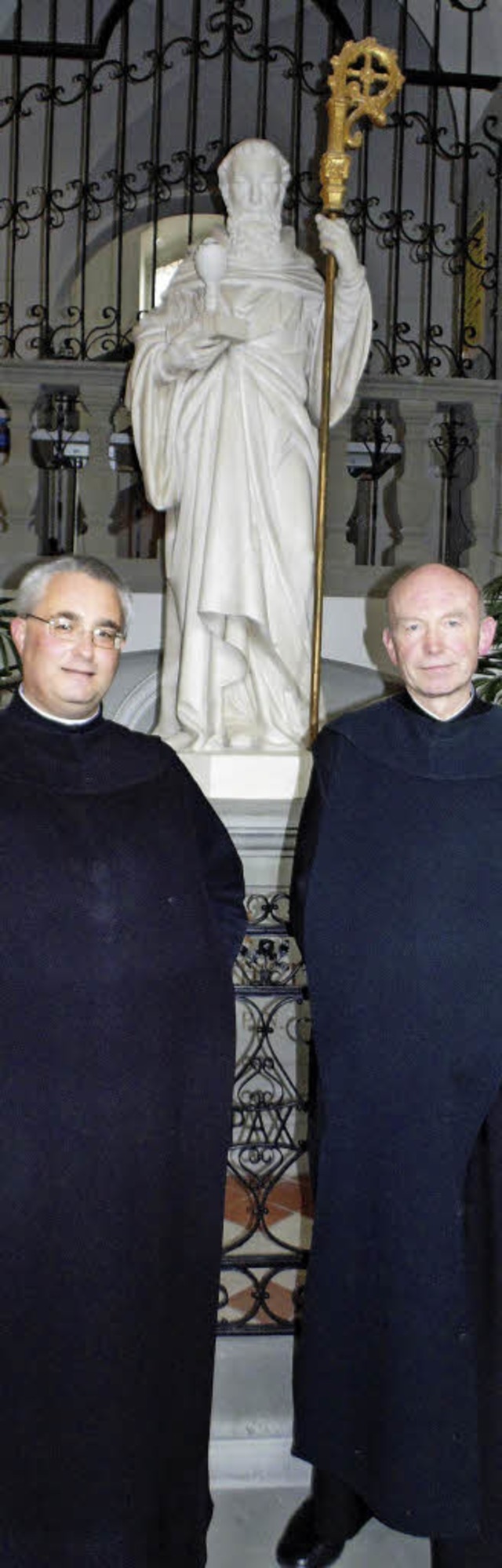 Wrden ihre Entscheidung wieder treffe...d Michael Rufle im Kloster Einsiedeln   | Foto: Michael Gottstein