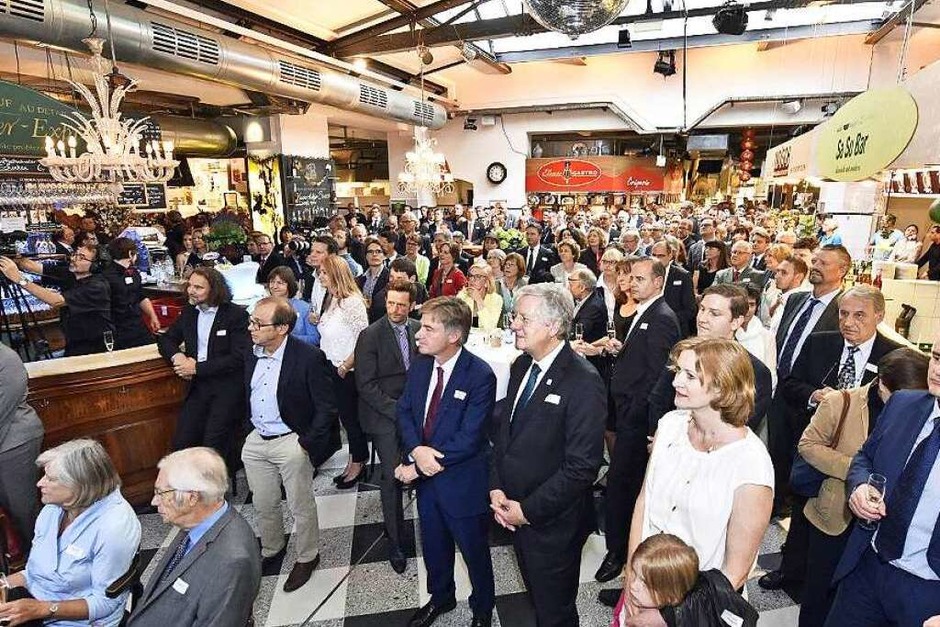 500 Gäste aus Politik, Medien, Wirtschaft und Kultur sind gekommen, um den Geburtstag der BZ zu feiern. (Foto: Michael Bamberger) 500 Gäste aus Politik, Medien, Wirtschaft und Kultur sind gekommen, um den Geburtstag der BZ zu feiern. (Foto: Michael Bamberger)