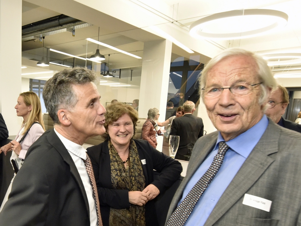 Uwe Mauch, Leiter der Redaktion Freiburg, Andrea Gallien, Leiterin der Breisgau-Redaktion und Ansgar Frst.