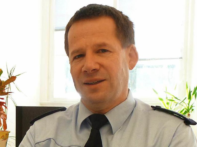 Uwe Kaiser, Polizeireviersleiter in Titisee-Neustadt  | Foto: Peter Stellmach