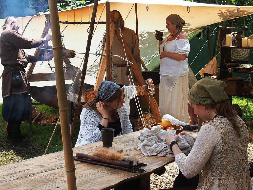 Erfolgreiche Premiere in der Altstadt von Rheinfelden/Schweiz: Impressionen vom Mittelalterfest am Wochenende