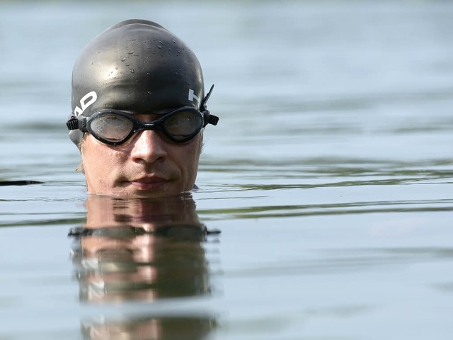 Andr Grabs beim Training im Tunisee.  | Foto: Ingo Schneider