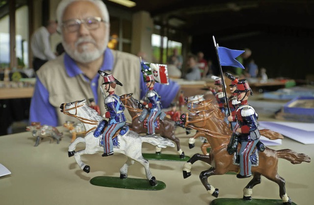 Wunderschne Bronzefiguren prsentierte der Italiener Andrea Mancini.  | Foto: Christel Hlter-Hassler