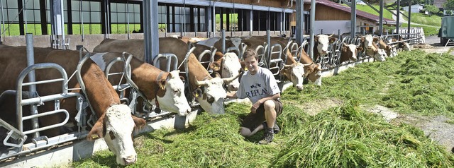 Friedrich Bndert, Wittlekofen, fhrt einen Bioland-Betrieb mit 85 Milchkhen.   | Foto: Juliane Khnemund