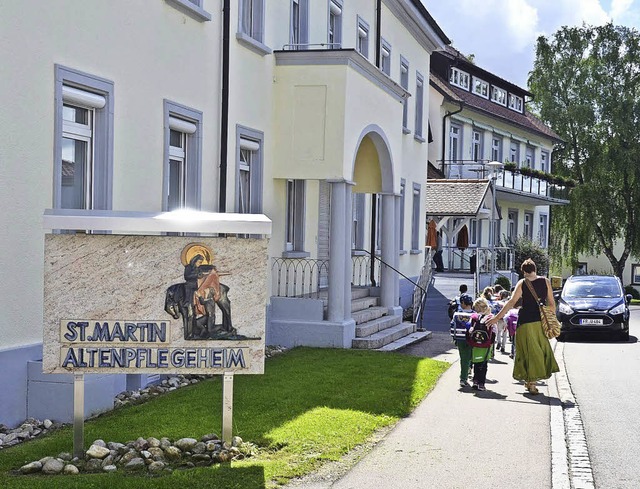 Fr die Zukunft denkt die Stadt Lffin...ine Vergrerung des Altenheims nach.   | Foto: Martin Wunderle