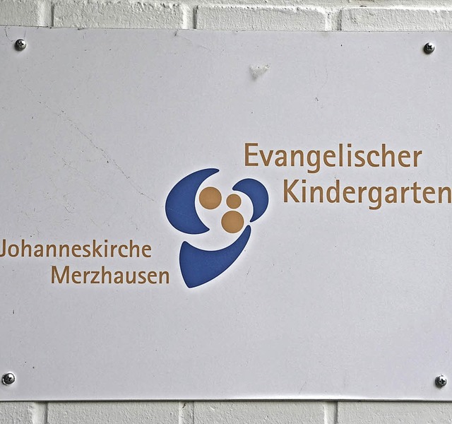 Wird nun gleich grer gebaut: der evangelische Kindergarten in Merzhausen.   | Foto: Andrea Gallien
