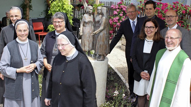 Glcklich ber die Einweihung: die Schwestern vom Kloster Hegne  | Foto: Mario Schneberg