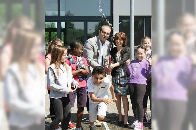 Meienheims Wehr besucht Gerstheimer Grundschler