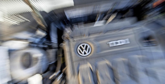 Selbst der eigene Konzernchef zweifelt...einer Zukunft: ein Dieselmotor von VW.  | Foto: dpa