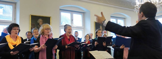 Kammerchor Emmendingen im Alten Rathaus  | Foto: Georg Vo