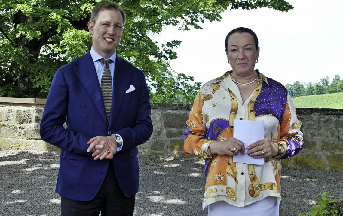Bernhard Prinz von Baden, Schloss- und...;Klingelberger 1782&#8220;, zum Foto.   | Foto: Robert Ullmann
